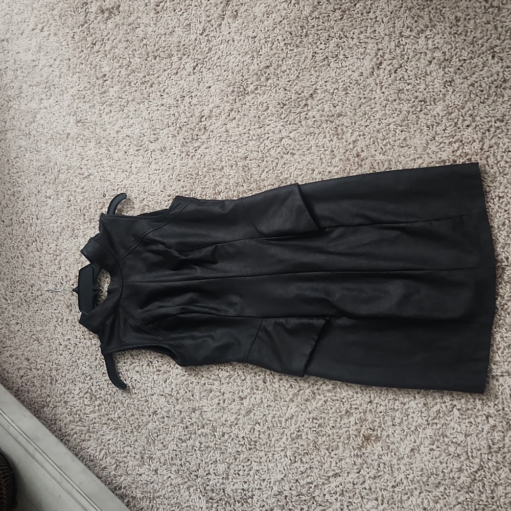 Guess Black Suade Mini Dress